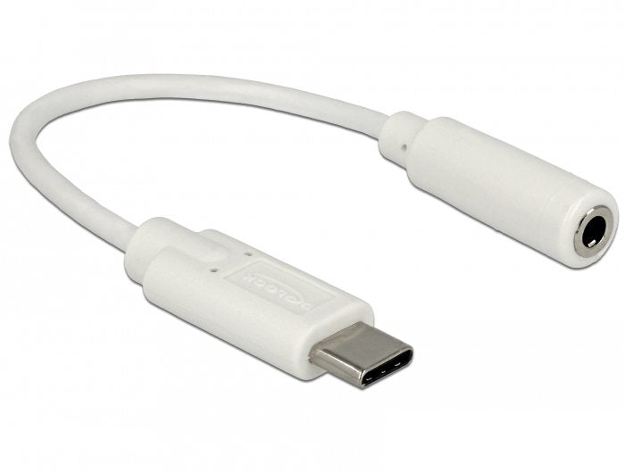 Delock Adapter Audio USB Type-c™ Male Jack Stereo Female 14CM