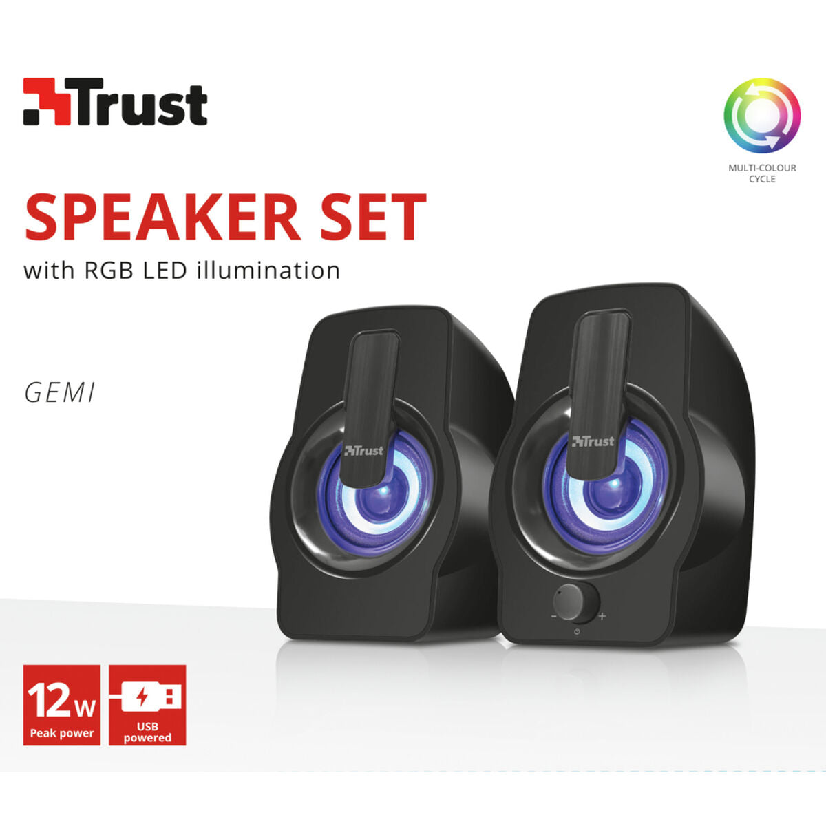 Trust Pc Speakers Trust Gemi Black 6 W 5 W 12 W
