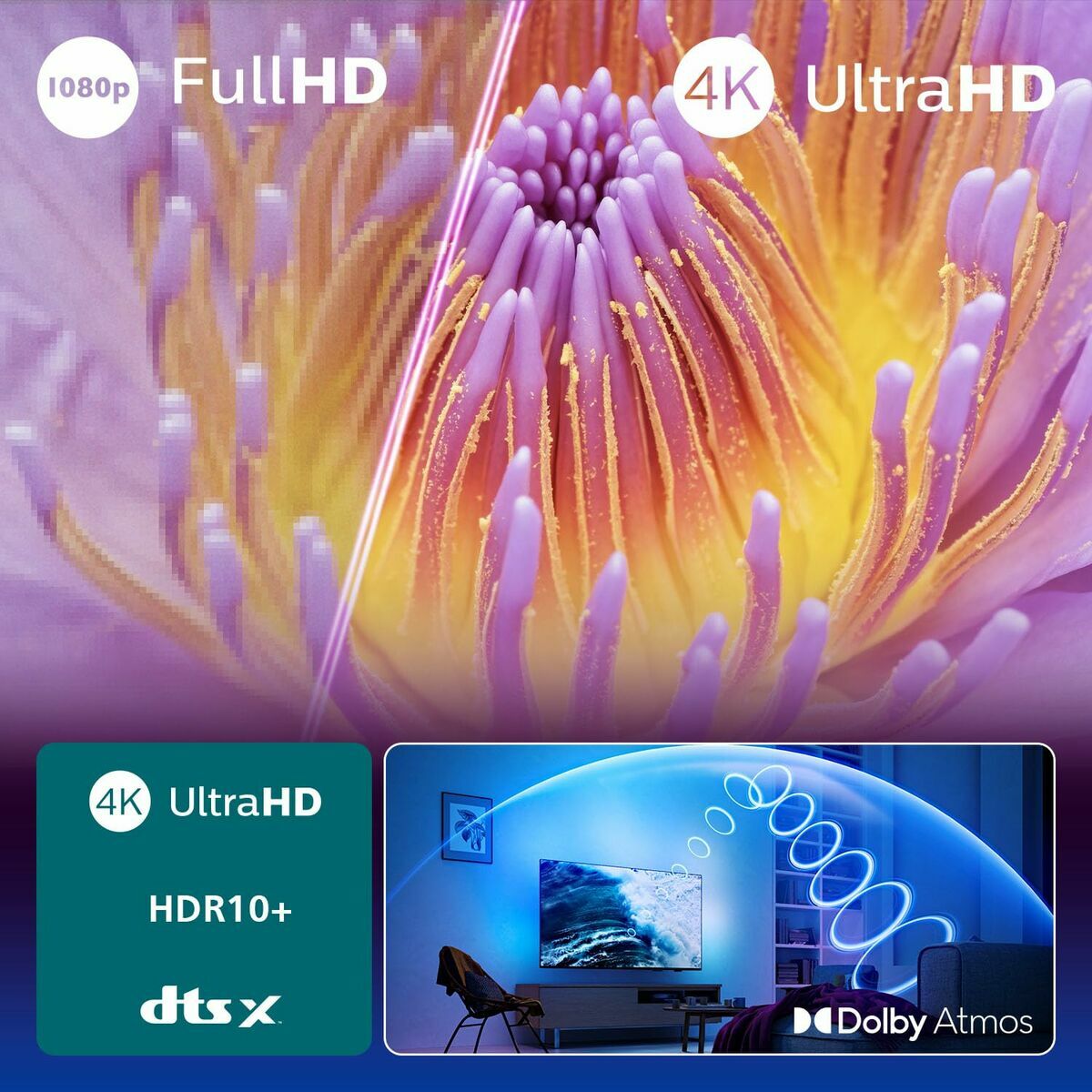 Philips Smart Tv Philips 43Pus8010/12 43" 4K Ultra Hd Led Hdr