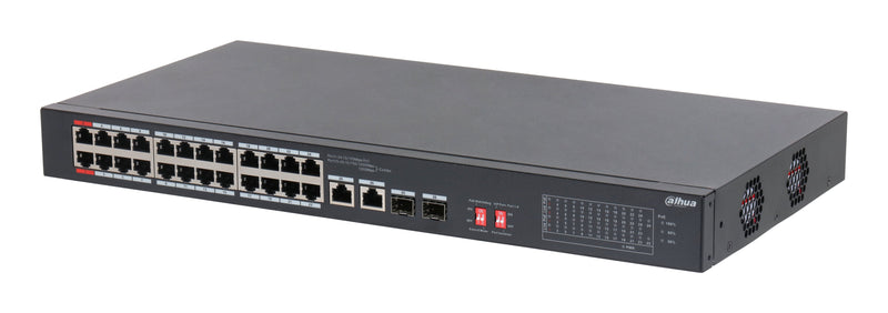 Switch Dahua S3226-24ET-375 Switch Type Unmanaged Rack Mounting Yes 24XRJ-45 Ports RJ-45 Ports Type Fast Ether
