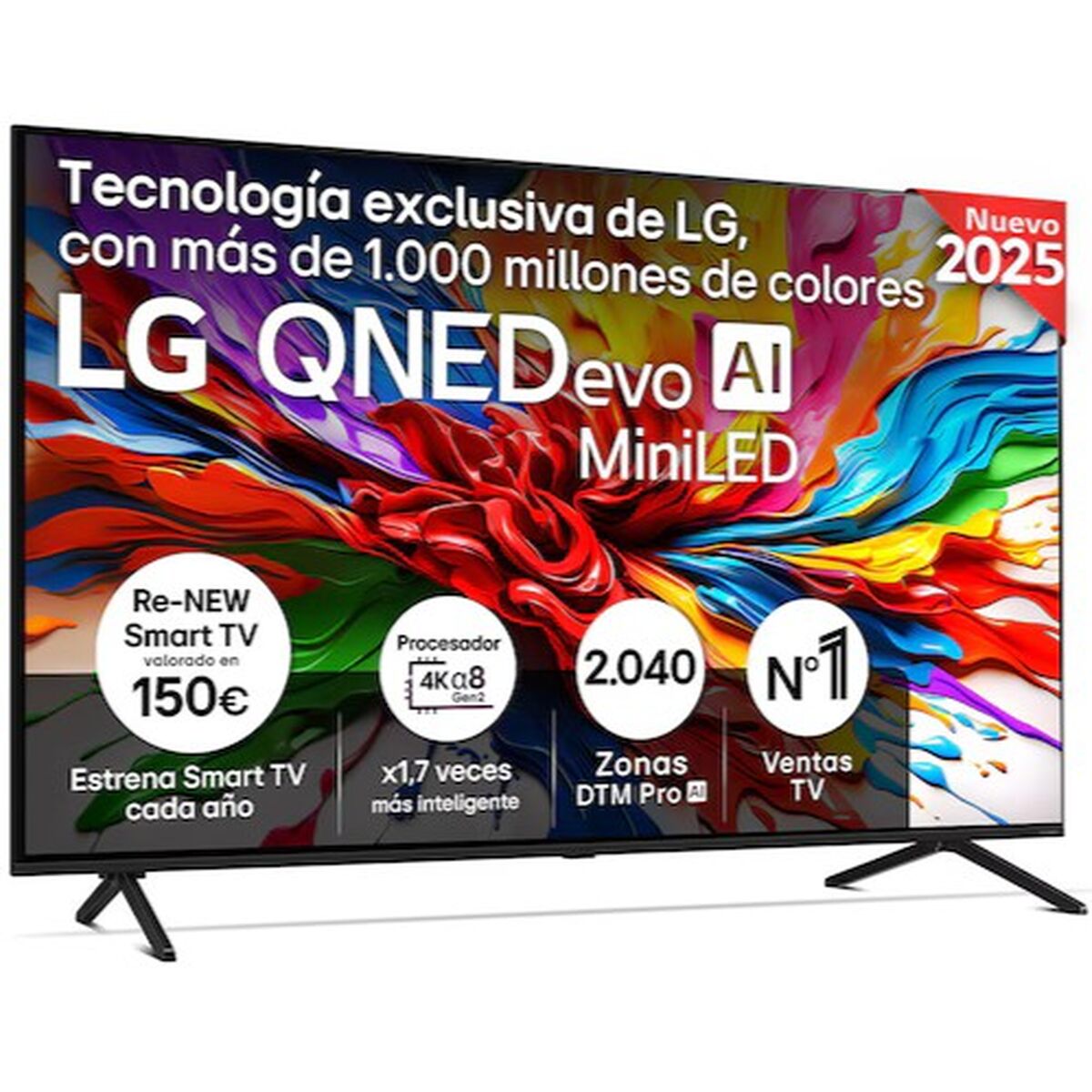 Lg Smart Tv Lg 75Qned92A6A 4K Ultra Hd 75" Hdr Wifi Dvb-S2 Qned