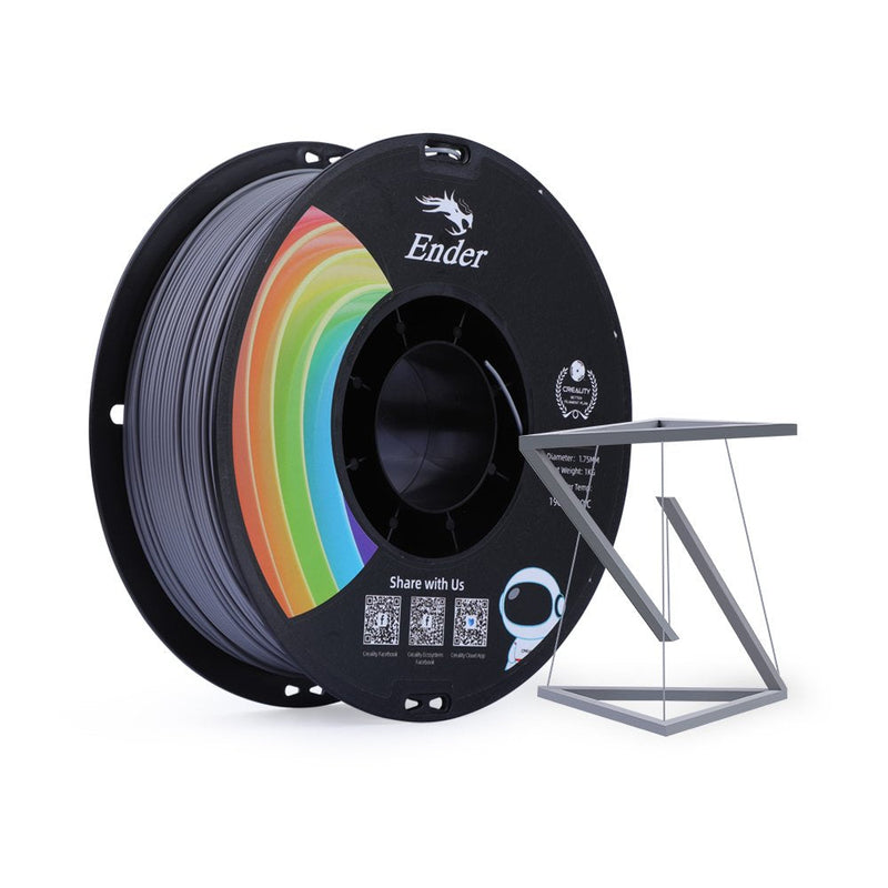Creality Pla + Filamento Grey 3D Grey 1KG, 1,75MM, 3301010308