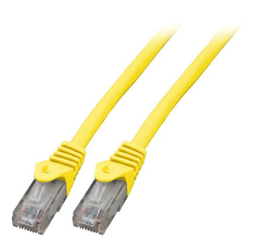 Efb RJ45 Network Cable CAT.6 U UTP Lszh Cca Yellow 7,5M — image 1
