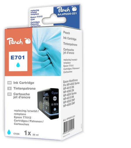 Peach 315376 Ink Cyan 1 Pieces