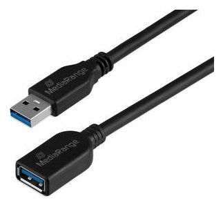 Mediarange Usb-cable Alargador, USB 3.0, 5GB/S, 5M, Sw