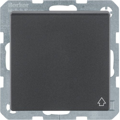 Berker 47516086 Socket Power Schuko M. Cover Abatible Q.1 Q.3 Anthraz — image 1