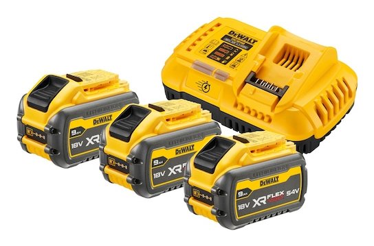 Dewalt Charger DCB118X3-QW 3X 54V Akku-starter-set