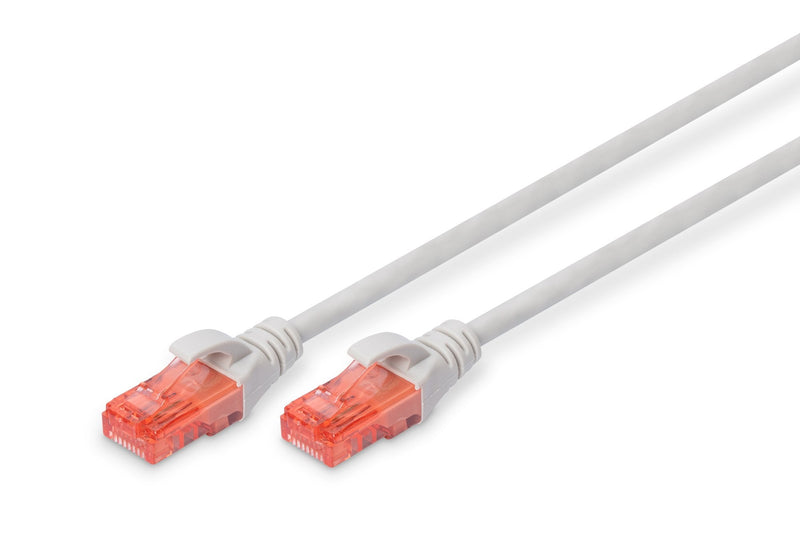 Digitus Network Cable AWG26 CAT.6 U/UTP 10M Grey DK-1612-100