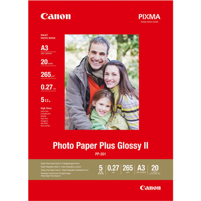 Canon Genuine Paper Inkjet PP-201 Fotografico A3 20 Hojas Pp-/201 — image 1