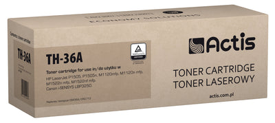 Actis Cartridge Toner TH-36A (reemplazo HP 36A CB436A Canon CRG-713 - Standard - 2000 Páginas - Black — image 1