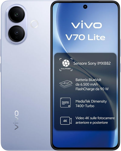 Vivo Smartphone V70 Lite 6GB 256GB 6.77' 5G Blue — image 1