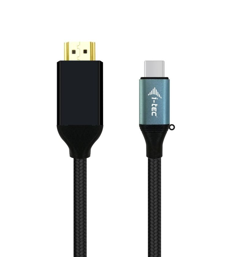 I-tec USB-C HDMI Cable Adapter 4K / 60 HZ 200CM, Usb-c, Hdmi, Male/Male 2M, Black