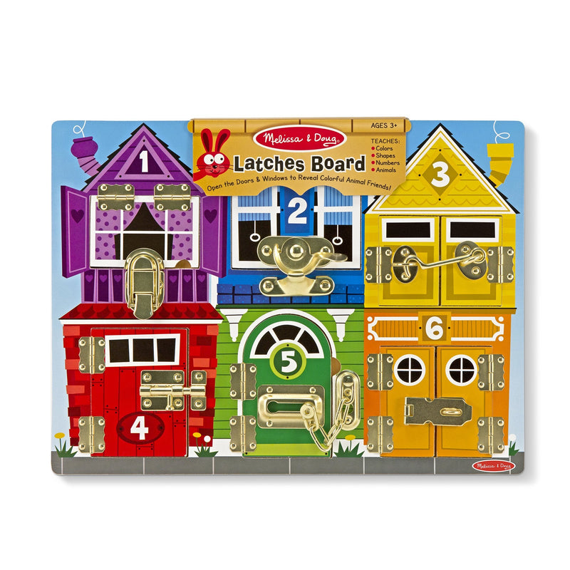 Spin Master Melissa & Doug: Cerraduras Tablero Habilidades Motoras, Set Of Habilidad 6075185
