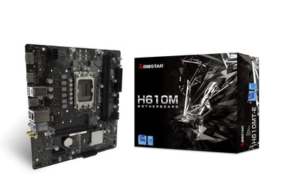 Biostar Motherboard H610MT- And Intel H610 Lga 1700 microATX — image 1