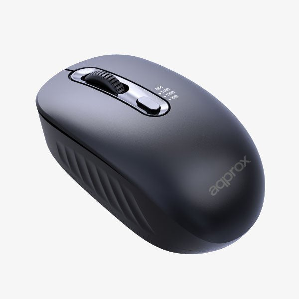 Mouse Optico Wireless 2.4GHZ XM200 800/1200/1600 DPI - Black