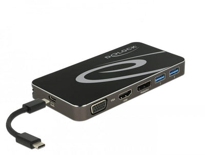 Delock USB Type-c™ 3.2 Dockingstation 4K HDMI + DP — image 1