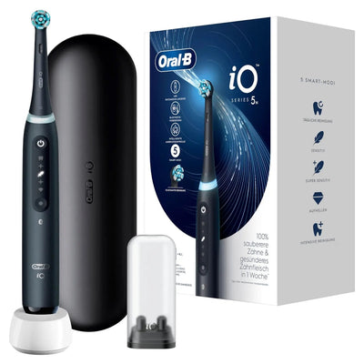 Brush Teeth Eléctrico Rechargeable Braun Oral-b IO5 Black + Case — image 1
