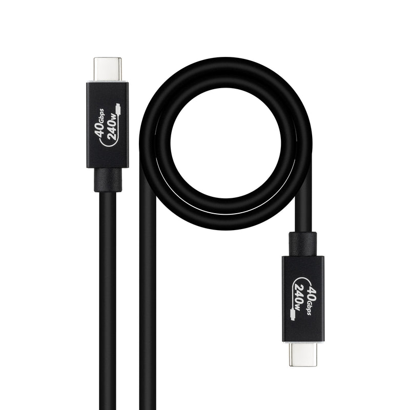 USB Cable 4 GEN3X2 40Gbps 5A/240W, USB-C M/M 1.8M