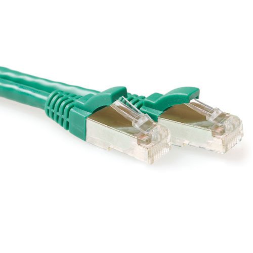 Green 10 Meter Lszh SFTP CAT.6A Patch Cable Snagless With RJ45 Connectors