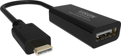 Vision Adapter Vídeo USB-C Male a DisplayPort Female 15CM Black Supports 8K60HZ (7680 X 4320) — image 1