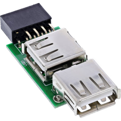 Inline Adapter USB 2.0 Internal 2x USB a Female a Head Motherboard — image 1