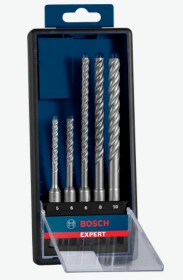 Bosch Set Of Drill Percutor Expert SDS-PLUS-7X, 5 Pieces 2608900197