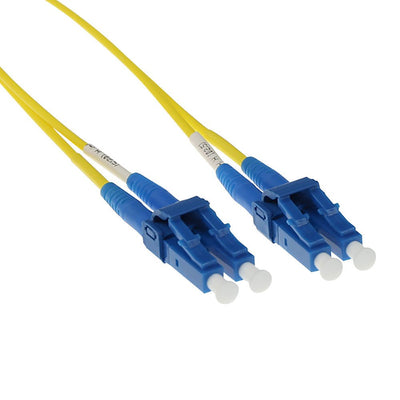 1 Meter Lszh Singlemode 9 125 OS2 Short Boot Fiber Patch Cable Duplex With Lc Connectors — image 1