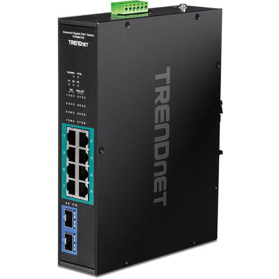 Trendnet TI-PGM102 Switch Gigabit Ethernet (10/100/1000) Energía Sobre Ethernet (PoE) Black — image 1