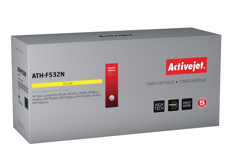 Activejet Toner ATH-F532N (reemplazo HP 205A CF532A - Supreme - 900 Páginas - Yellow