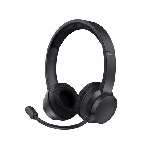 Trust Headphones Inalámbricos Ayda Enc With Microphone Black — image 1