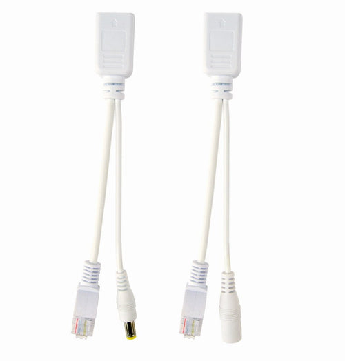 Gembird Kit Adapter PoE Pasivo UTP, 0,15M PP12-PoE-0.15M-W — image 1