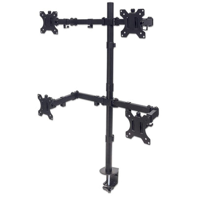 Manhattan Stand Cuatro Monitores, Arms Double Articulación 13A 32, Up To 8KG — image 1