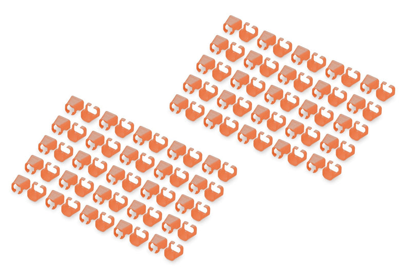Digitus Clips Colour Cables Connection Orange Cover Orange A-cc- Or