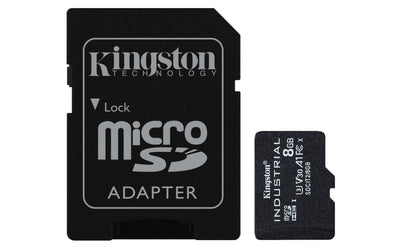 Kingston Industrial Microsdhc 8GB Class 10 A1 Pslc + Adapter SD MESDCIT2/8GB — image 1