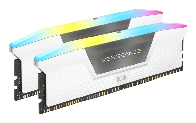 Corsair Memory Vengeance RGB DDR5 White CMHLEKIT2W-D5