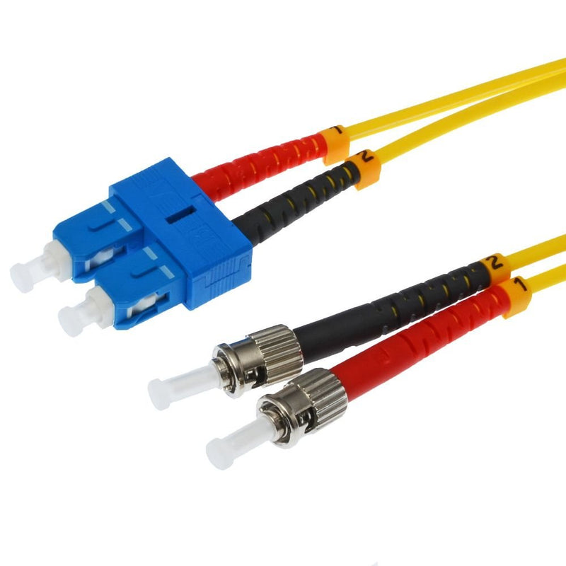 Helos Lwl Network Cable Sc/St Duplex 9/125?M OS2 Yellow 7,5M