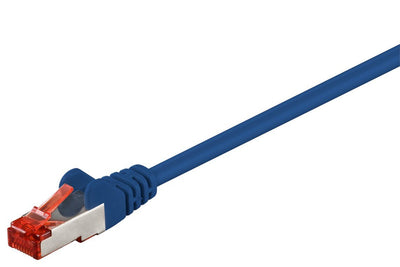 Digitus Network Cable CAT.6 1,0M Blue S/FTP 2x RJ45, Lsoh, Cu — image 1