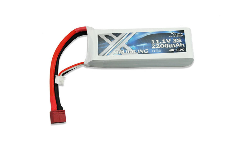 Amewi Rcz Battery Lipo 3S 11,1V 2200MAH 40C Softcase Deans