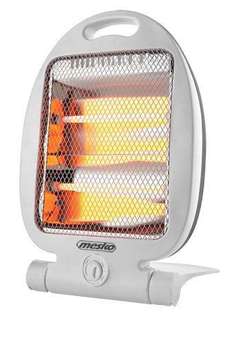 Mesko Heater Eléctrico Home Ms 7710 Indoor White 800W Cuarzo