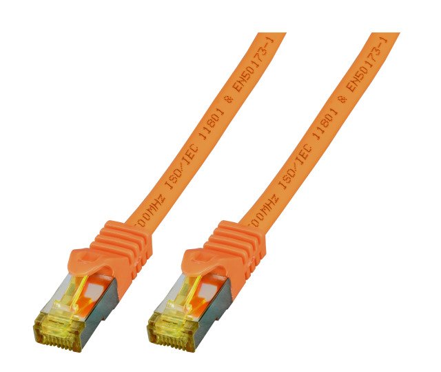 Efb RJ45 Network Cable S FTP, CAT.6A, Lszh, CAT.7 ROHK.,25M, Orange