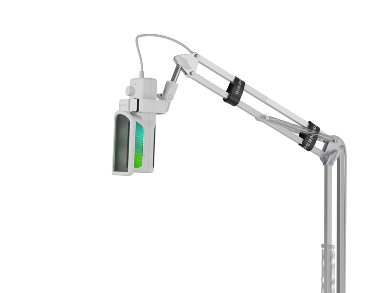 Natec Micrófono Genesis Radium 251 USB Arm Blanco