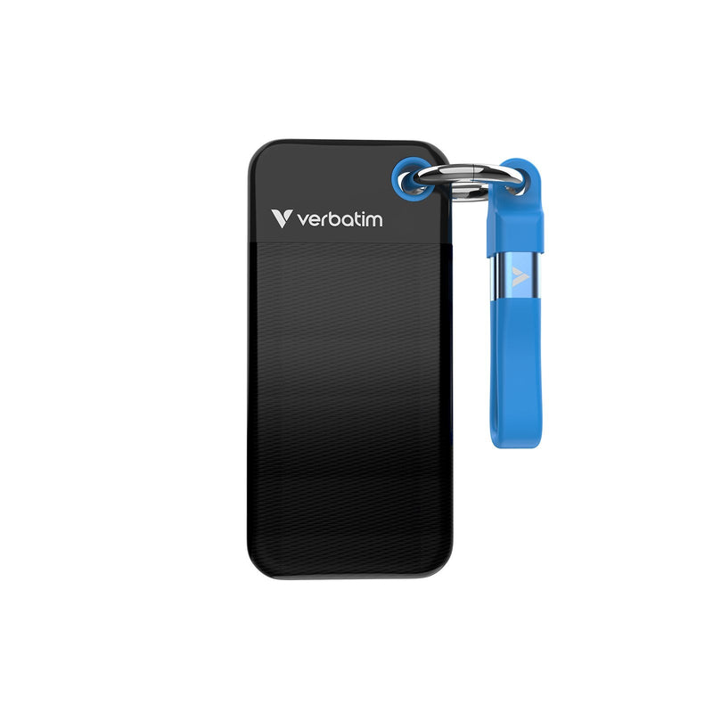 Verbatim Pocket SSD 2TB USB Type-c 3.2 Gen 2 (3.1 Gen 2) Black Blue