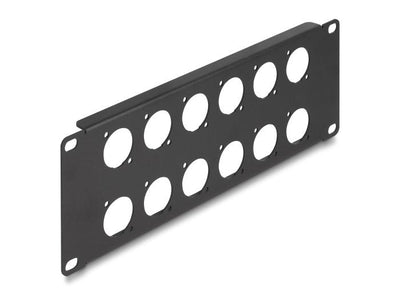 Delock 88054 Patchpanel Tipo-d 10, 12 Ports 2U Black — image 1
