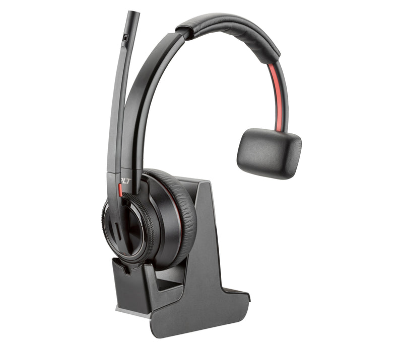 Poly Savi 8210 Headphones Alámbrico Mano Office/Centro Llamadas Bluetooth Black