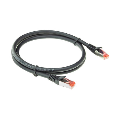 Black 5 Meter CAT.6A U FTP Pvc High Flexibility Tangle-free Patch Cable Snagless With RJ45 Connectors — image 1