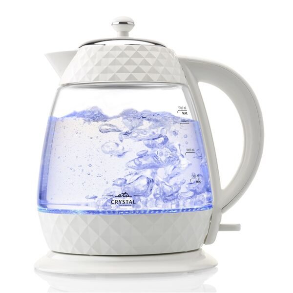Eta Crystal Tetera Eléctrica 1,7 L 2200W Transparent White