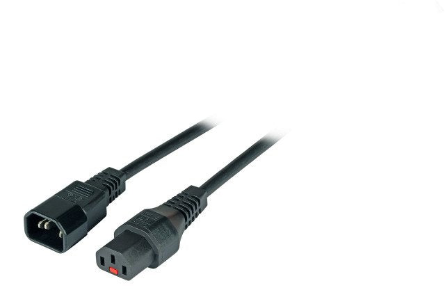 EFB Elektronik EK601SW.3 Cable Transmisión Black 3M C14 Acoplador C13 Acoplador