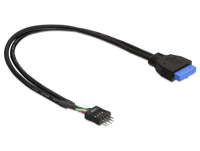 Delock USB Cable 3.0 Female/ USB 2.0 Male 0,6 Met