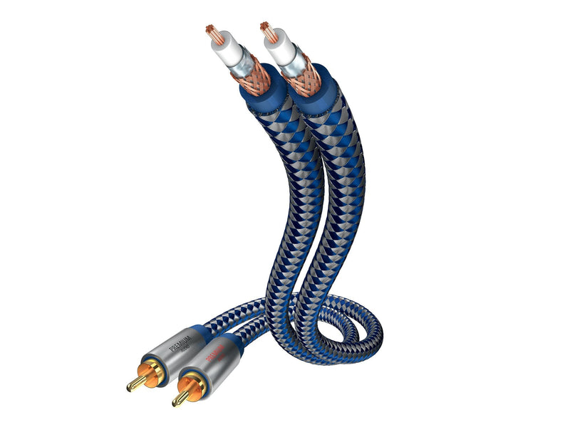 Inakustik 00404007 Cable Audio 0,75M 2 X Rca Blue