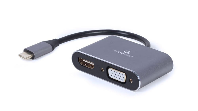 Gembird Adapter USB Type-c a HDMI /VGA Grey